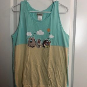 ice cream Pusheen tank top